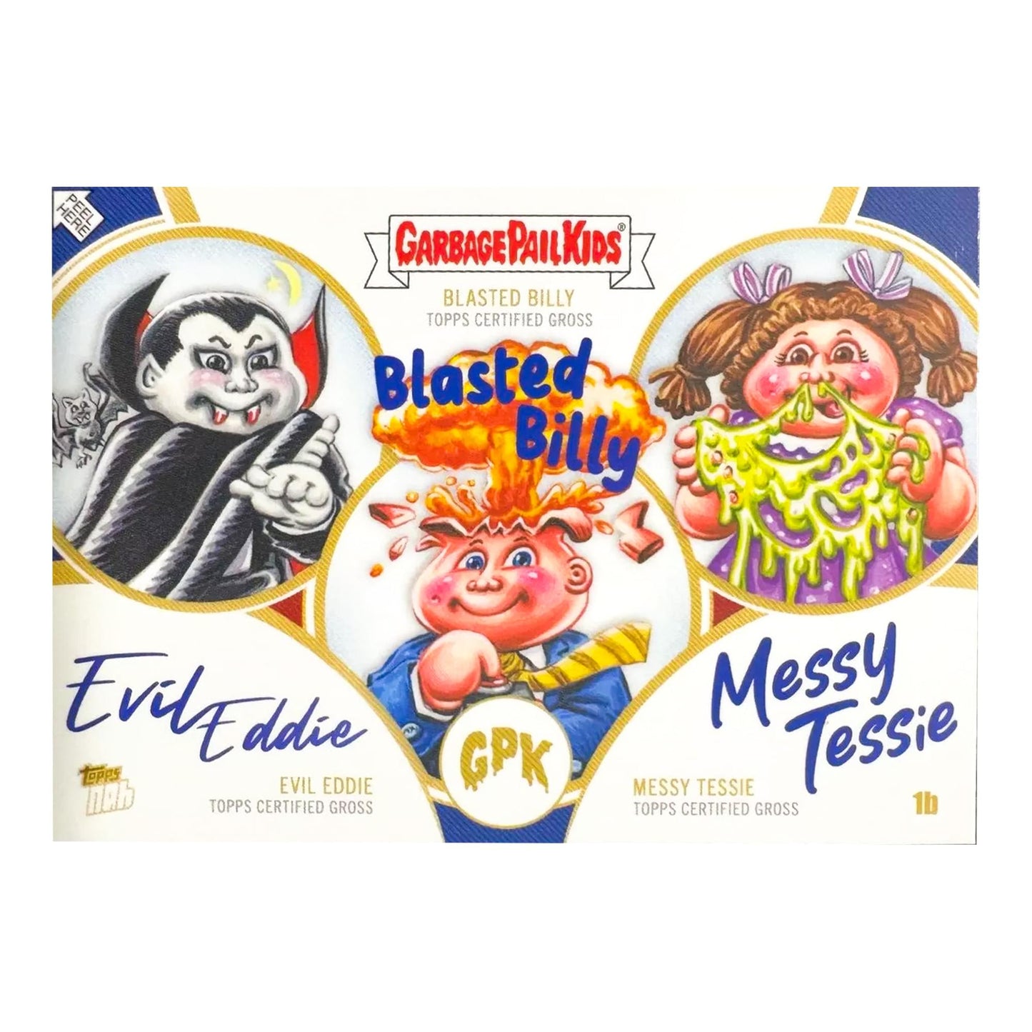 Garbage Pail Kids 2024 Topps Media Menace | Eddie, Billy, Tessie