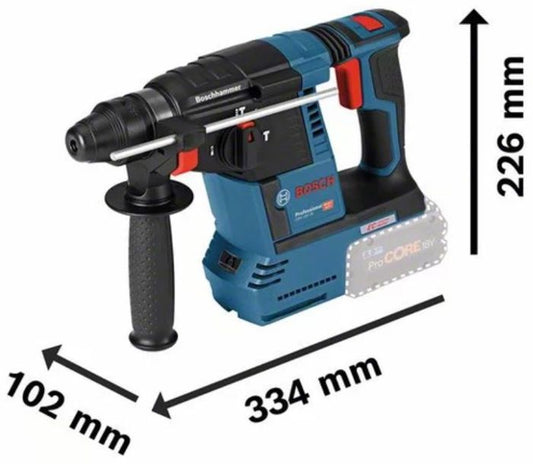 Bosch Professional SDS Plus GBH 18V-26 Solo L-Boxx wireless stem hammer