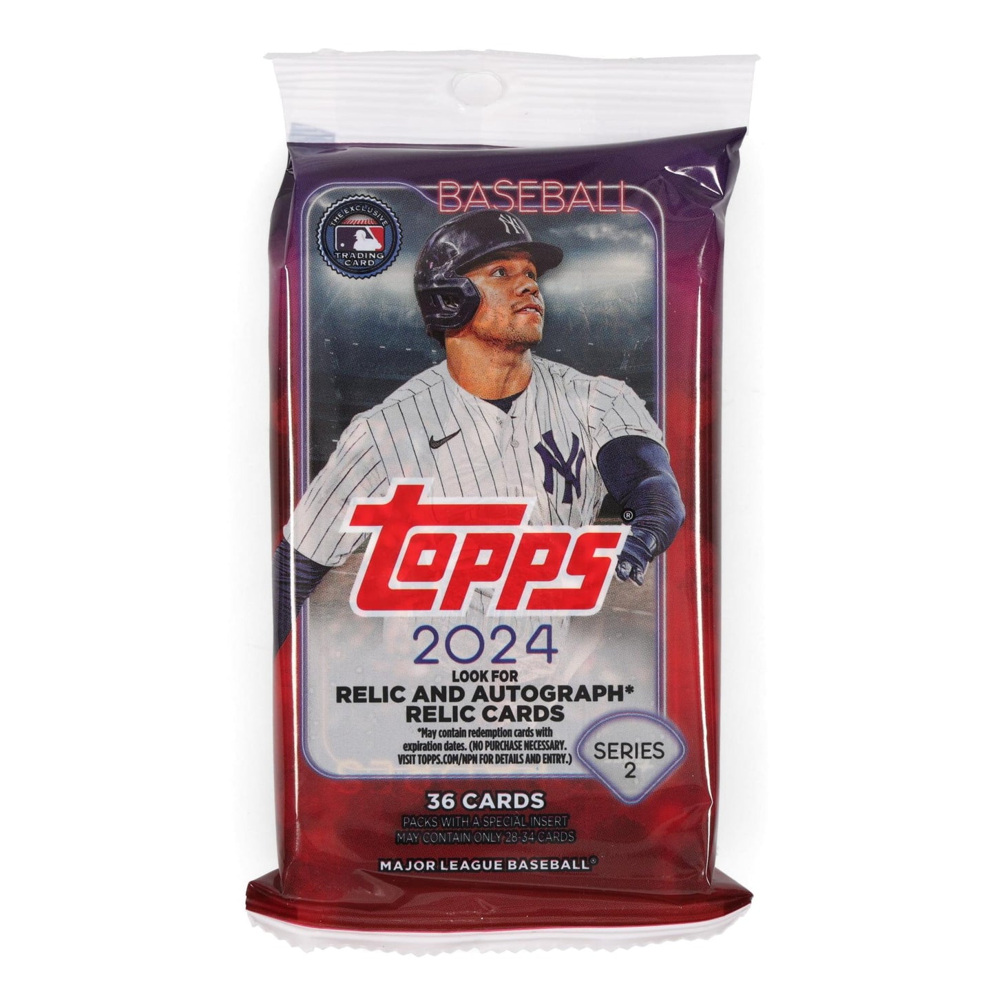 MLB 2024 Topps Baseball Series 2 Fat Pack | 36 Cards Per Pack