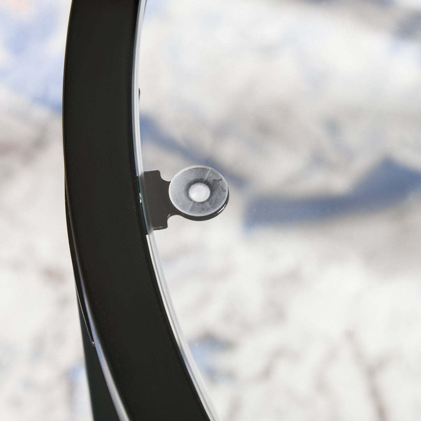 HOMCOM 2er-Set Beistelltische Couchtische Industrie-Design, Glastische, stapelbar, Schwarz + Transparent