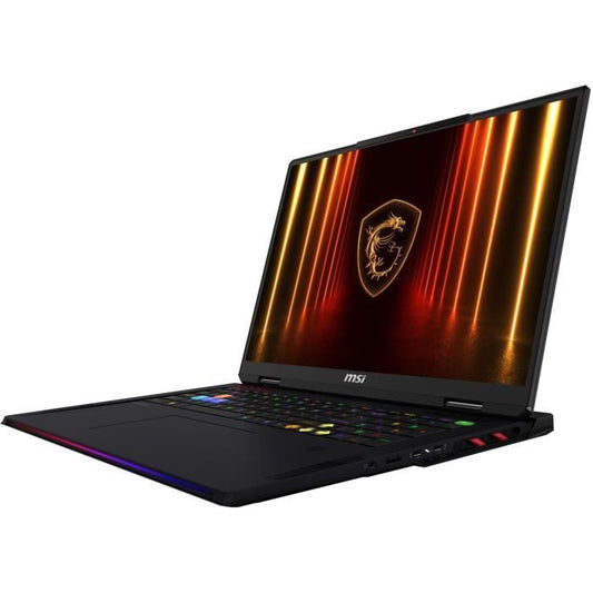 Gaming laptop PC - MSI - Raider 18 HX AI - 18 UHD+ MiniLED 120Hz - i9-285HX - 64 GB RAM - 4 TB SSD - RTX 5080 - Windows 11