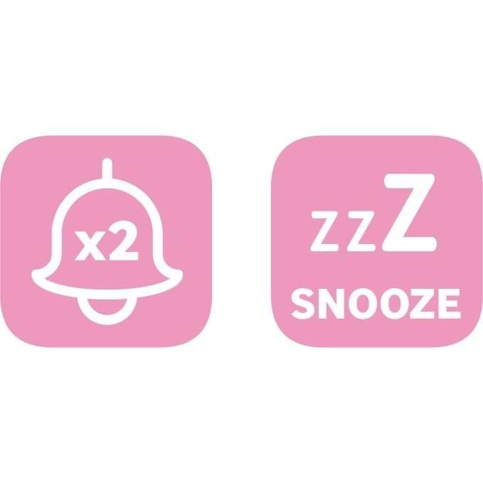 BIGBEN R15PRINCESS3D Bluetooth Speaker Alarm Clock Face 3D Effect Decor Princess