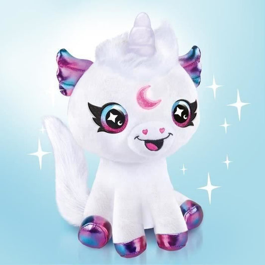 Canal Toys - Airbrush Plush - Cosmic Unicorn Plush to personalize with light-up horn - AIR 028