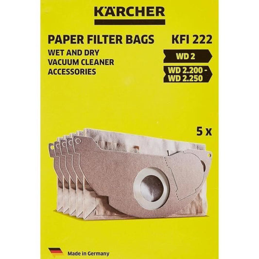 KÄRCHER Filter paper bag, pack of 5