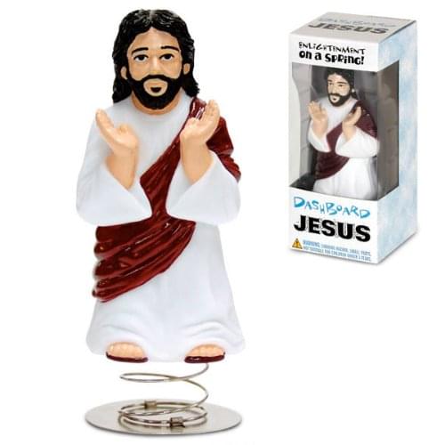 Dashboard Wiggler Enlightenment On A Spring Jesus 4.5" Figure