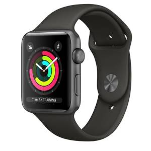 Apple Watch Serie3 38mm SpaceG AC/Black SB ITA MQKV2QL/A