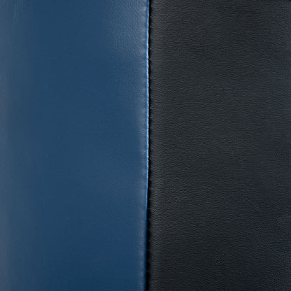 SPORTNOW Boxdummy, freistehend, höhenverstellbar, schwerer Standfuß, Kunstleder, schwarz+grau+blau, 55 x 55 x 178-207 cm