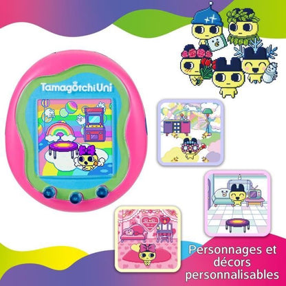 Bandai  Tamagotchi Uni  Tamagotchi connected with watch bracelet  Virtual pet  Pink model  43351