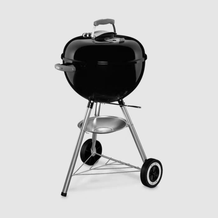 Charcoal barbecue - WEBER - Classic Kettle - Enamelled steel - Diameter 47 cm - Integrated thermometer