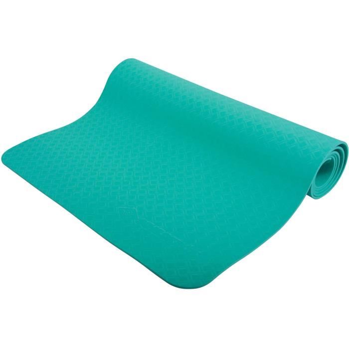 Yoga mat - FITNESS - SCHILDKRÖT - 180 x 61 cm - 4 mm - Bag included - Green