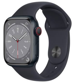Apple Watch Serie8 Cell 41mm Midnight AC/Midnight SB MNHV3TY/A