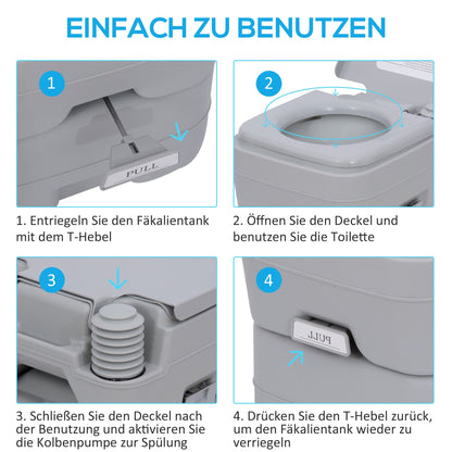 Campingtoilette Mobiltoilette WC Chemie mobile Toilette Reise Wohnmobil