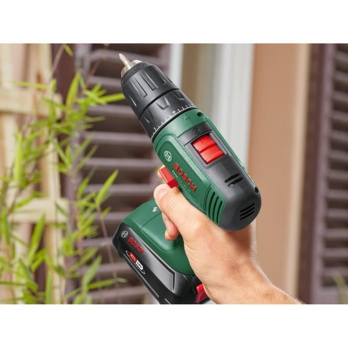 Bosch - Universaldrill 18 (delivered with 2 1.5 Ah batteries, Systemebox, 241 accessories) - PowerForall