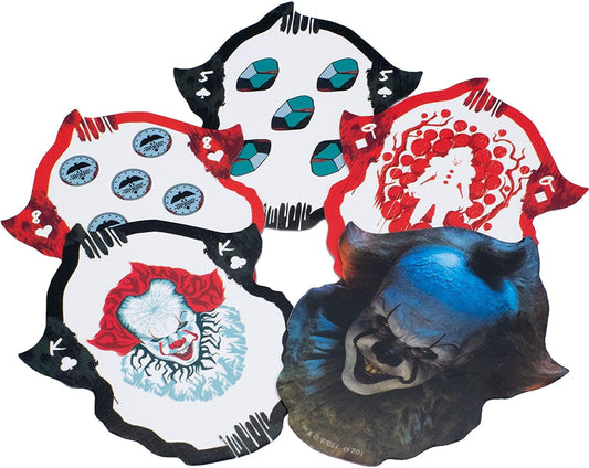 IT: Chapter 2 Pennywise Shaped Playing Cards | 52 Card Deck + 2 Jokers