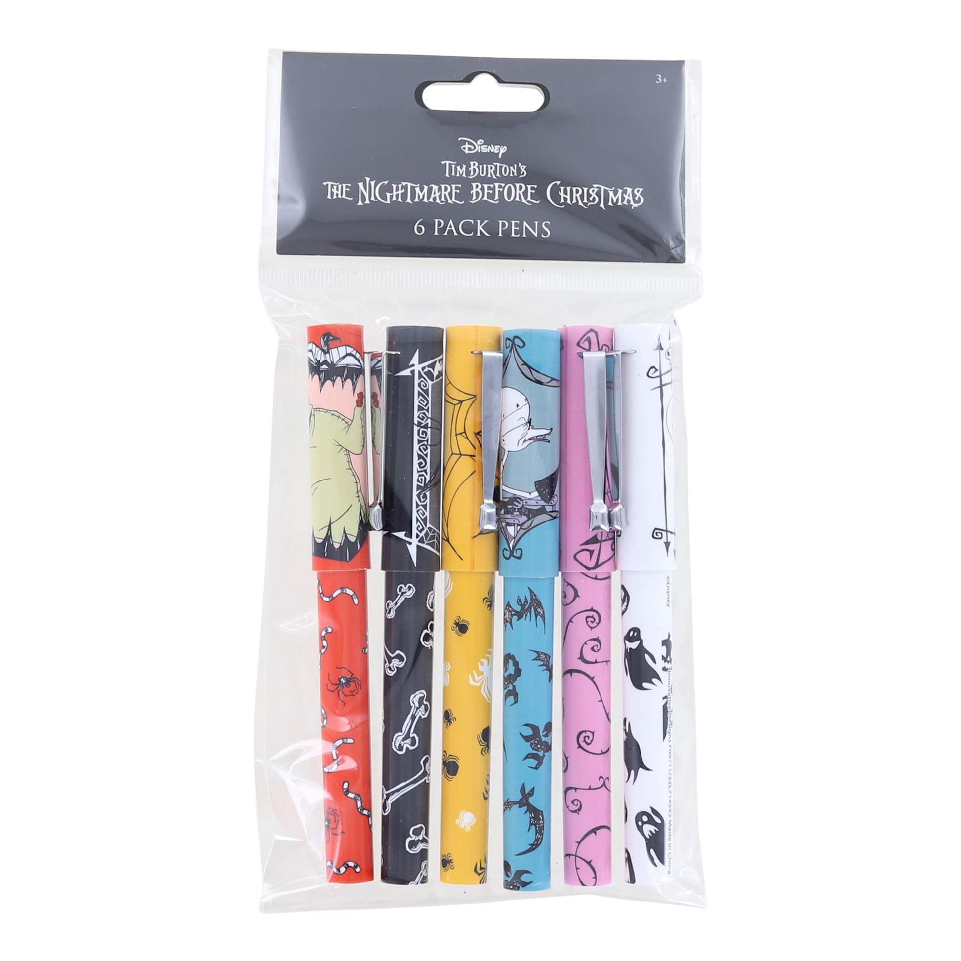 Nightmare Before Christmas Collectible Pen 6 Pack