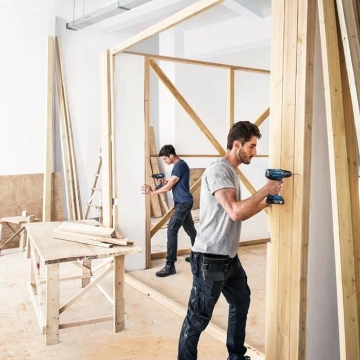 Percussion drill Bosch Professional GSB 18V- 21 + 2 batteries 2.0Ah + Gal 1820 LC charger