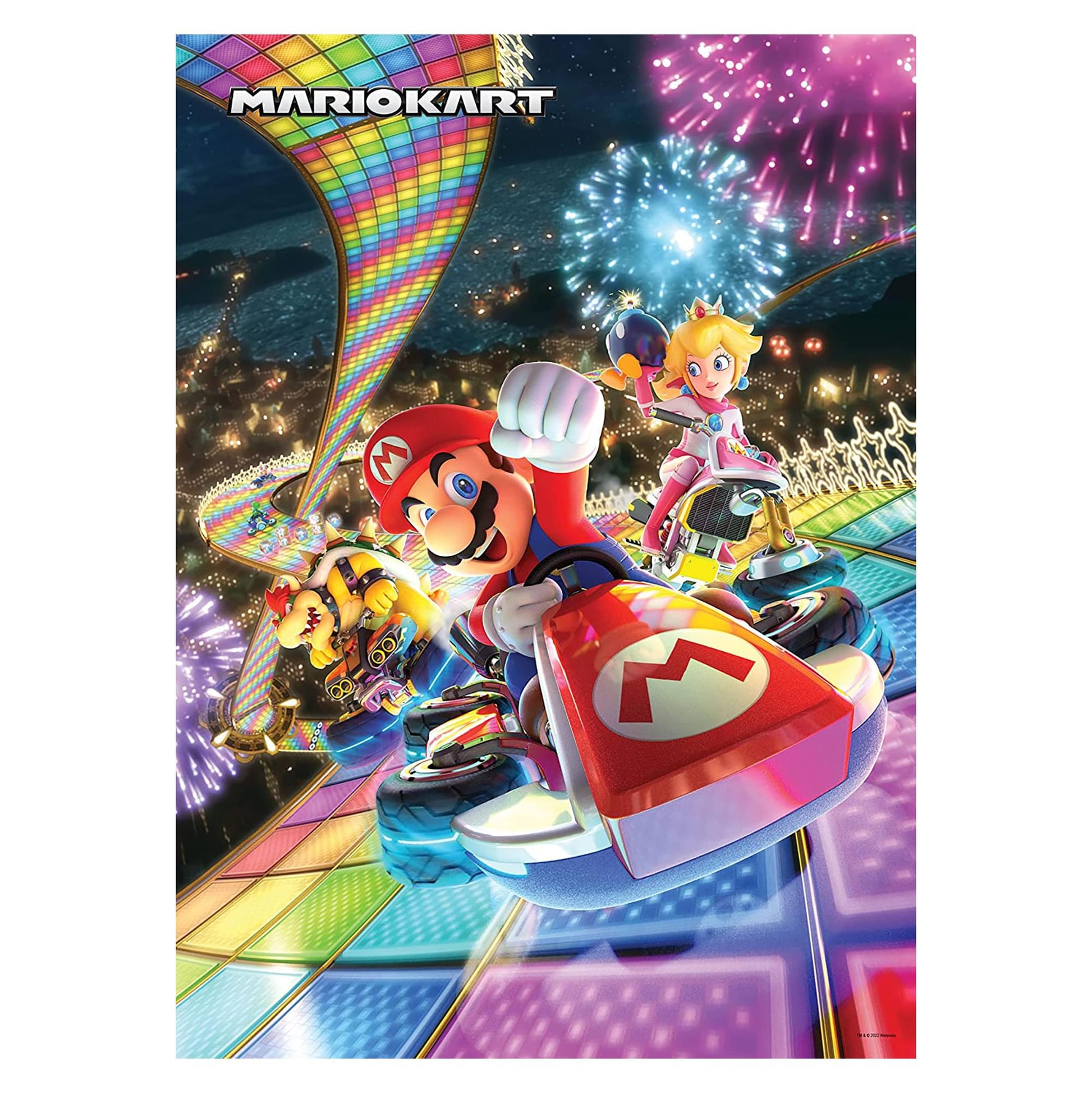 Mario Kart Rainbow Road 1000 Piece Jigsaw Puzzle