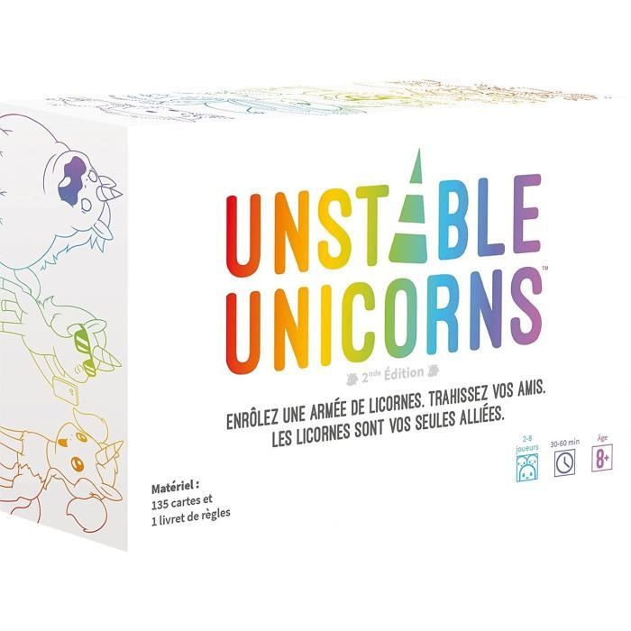 TeeTurtle | Unstable Unicorns | Board game | from 8 years old | 2 to 8 players | 30 to 60 minutes