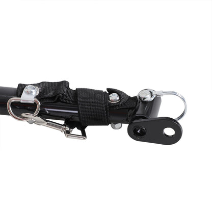 HOMCOM Fahrradanhänger Klappbar Lastenanhänger mit Kupplung,Transportwagen bis 40 kg belastbar, Transportanhänger Anhänger für Fahrrad Handwagen 140 x 88 x 60 cm