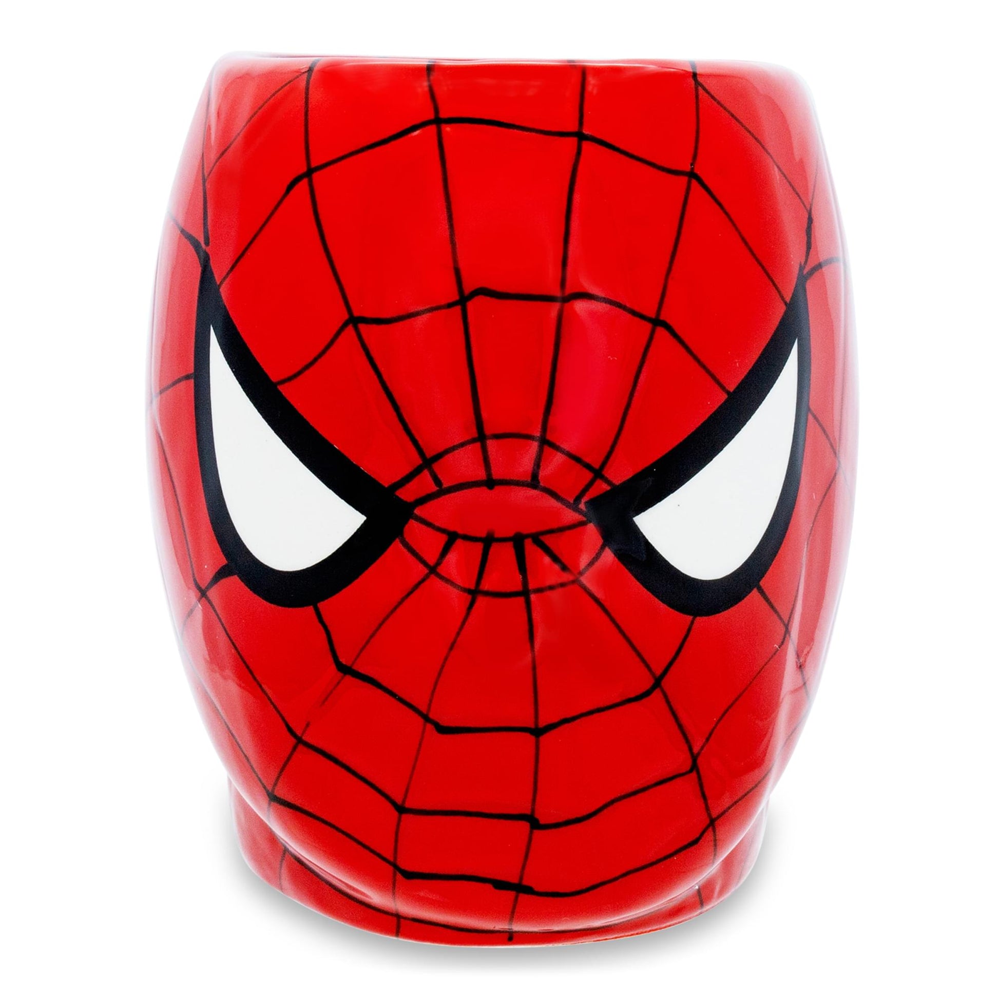 Marvel Comics Spider-Man Mask 3D Sculpted Ceramic Mug | Holds 20 Ounces
