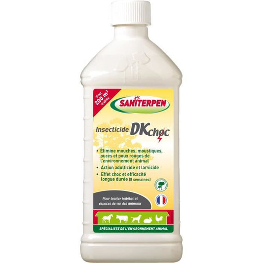SANITERPEN DK Concentrate Insecticide - For the treatment of homes and equipment for the transport of pets - 1 L