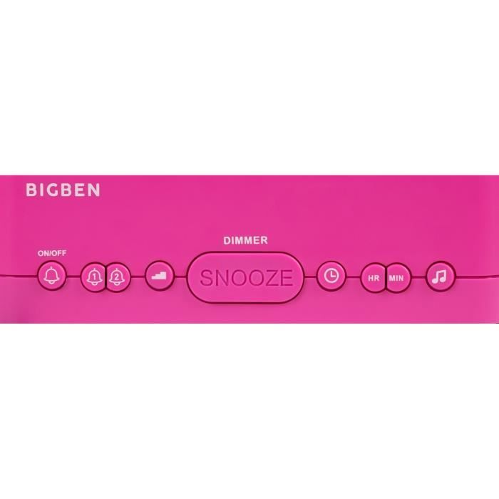BIGBEN R15PRINCESS3D Bluetooth Speaker Alarm Clock Face 3D Effect Decor Princess