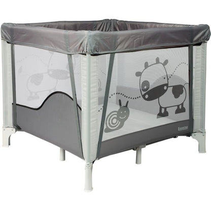 BAMBISOL - Folding Baby Playpen/Crib 90x90cm with 2 Sleeping Levels - Carrying Bag, Play Area