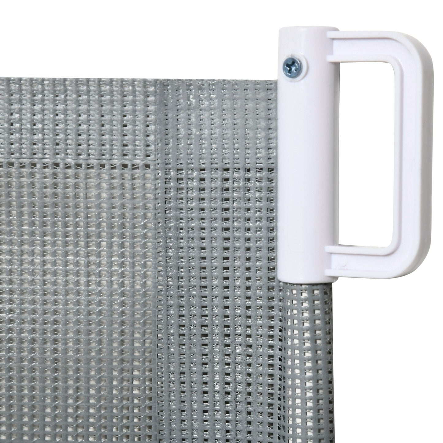 PawHut Treppenschutzgitter Metall kunststoff Grau