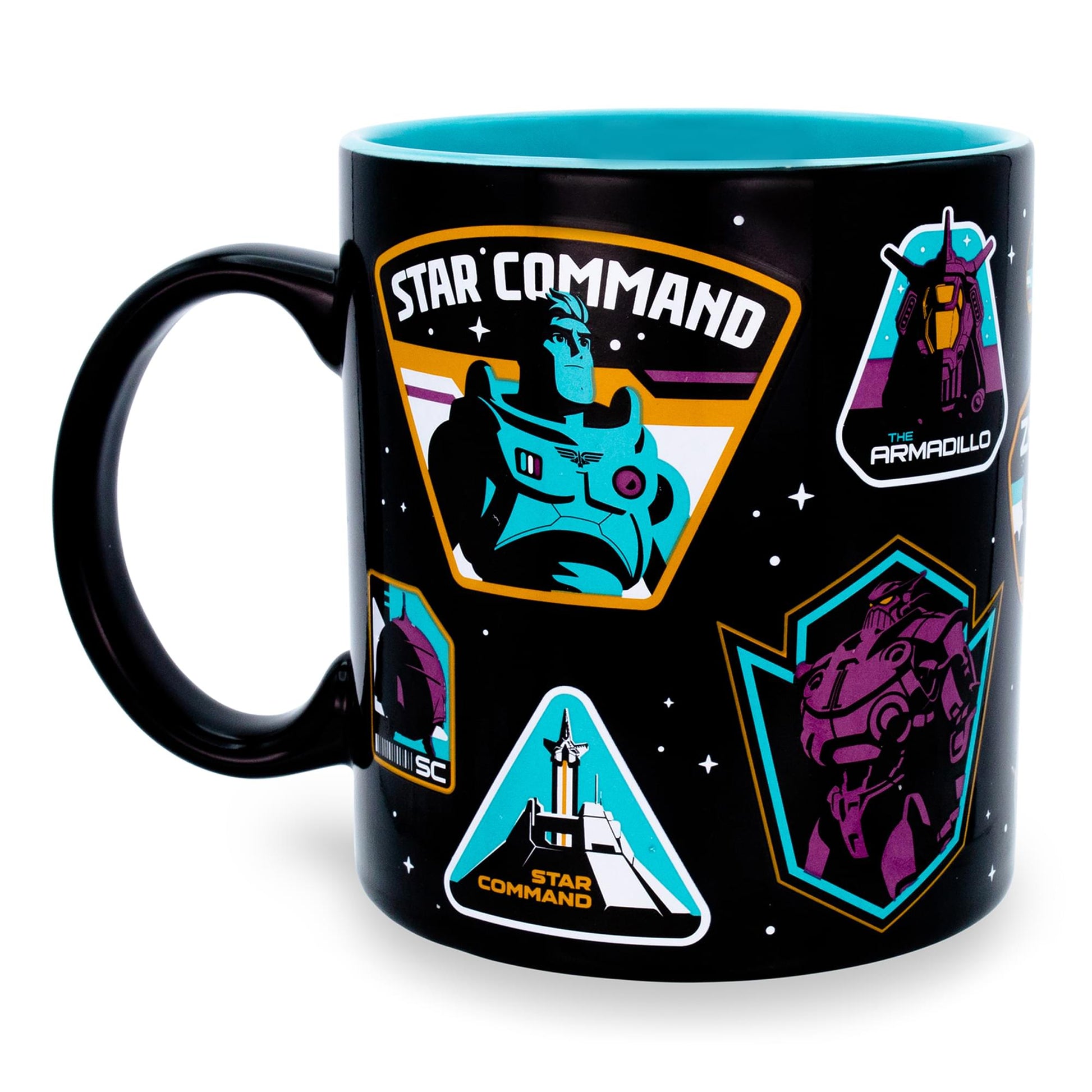 Disney Pixar Lightyear Badges Ceramic Mug | Holds 20 Ounces