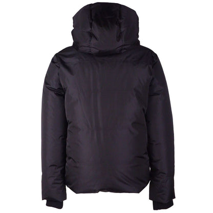 Black Nylon Men Down Jacket