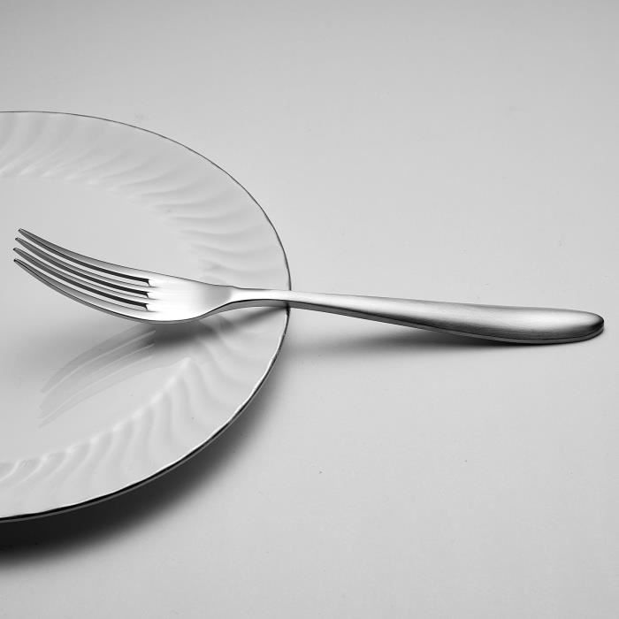 Cutlery set - ARTHUR MARTIN - AM0211 - 24 pieces - Stainless steel - Polished mirror finish