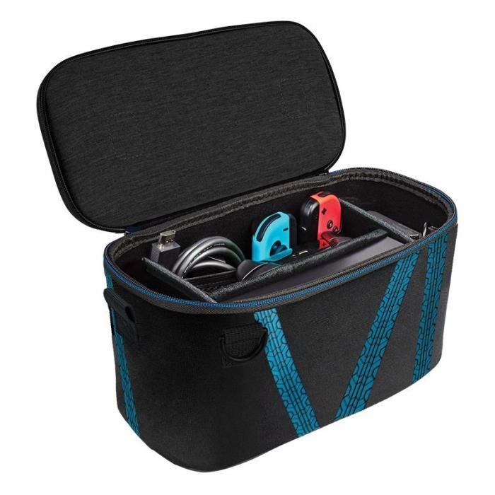 Travel Bag - PDP - Overnight Glow - Mario Kart Drift - Nintendo Switch - Black