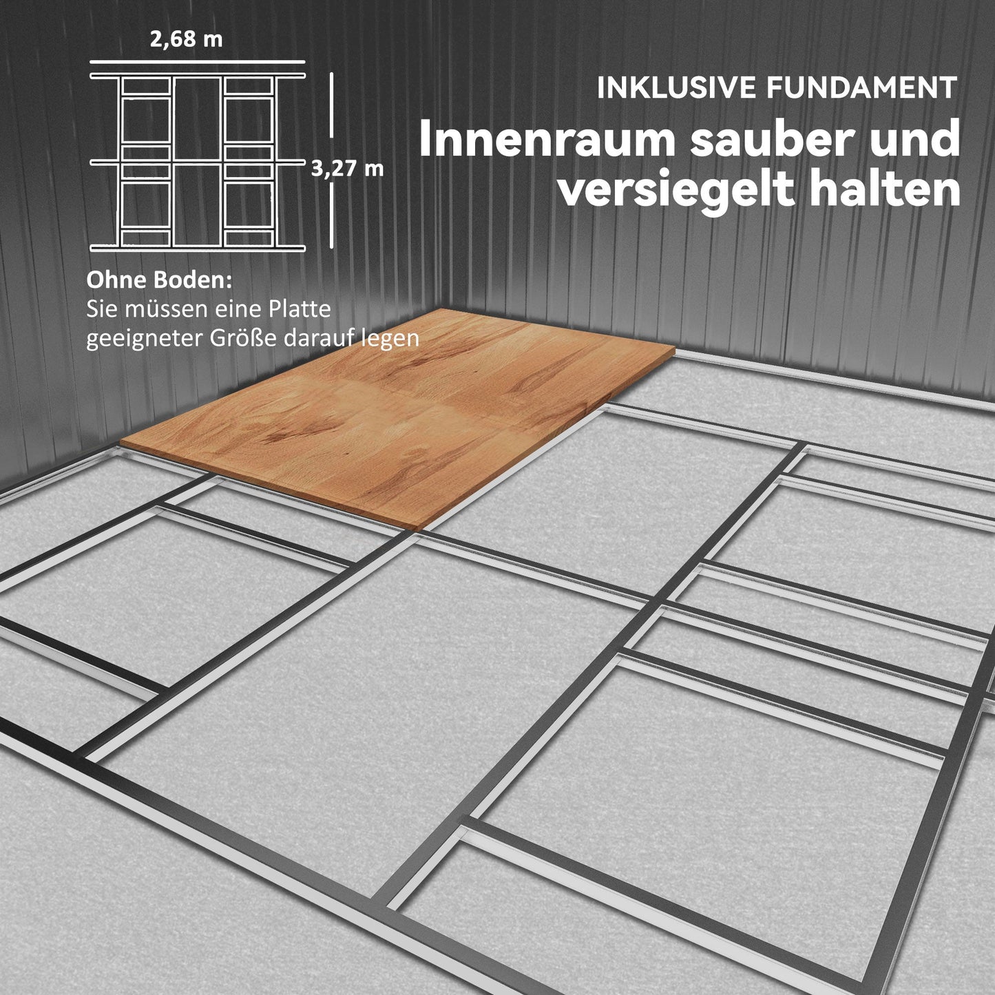 Outsunny Geräteschuppen, Wetterfestes Gartenhaus für Gartengeräte, mit Belüftungsfenstern, Schiebetüren, Stahl, Dunkelgrün