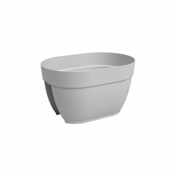 Jardiniere - ARTEVASI - CAPRI CAMPANA - Balcony - 40 ma - Light gray