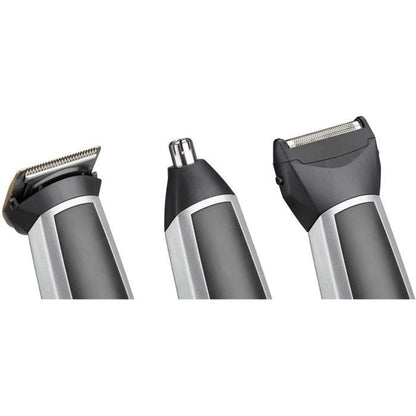 BABYLISS MT726E Multifunction 8 in 1 Cordless Titanium trimmer - 60min autonomy - 3 interchangeable accessories - Washable heads