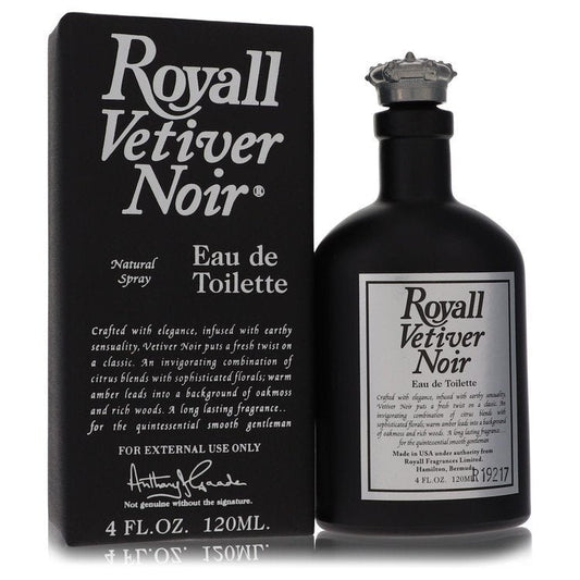 Royall Vetiver Noir Eau de Toilette Spray By Royall Fragrances - Size: 120 ml Eau de Toilette Spray