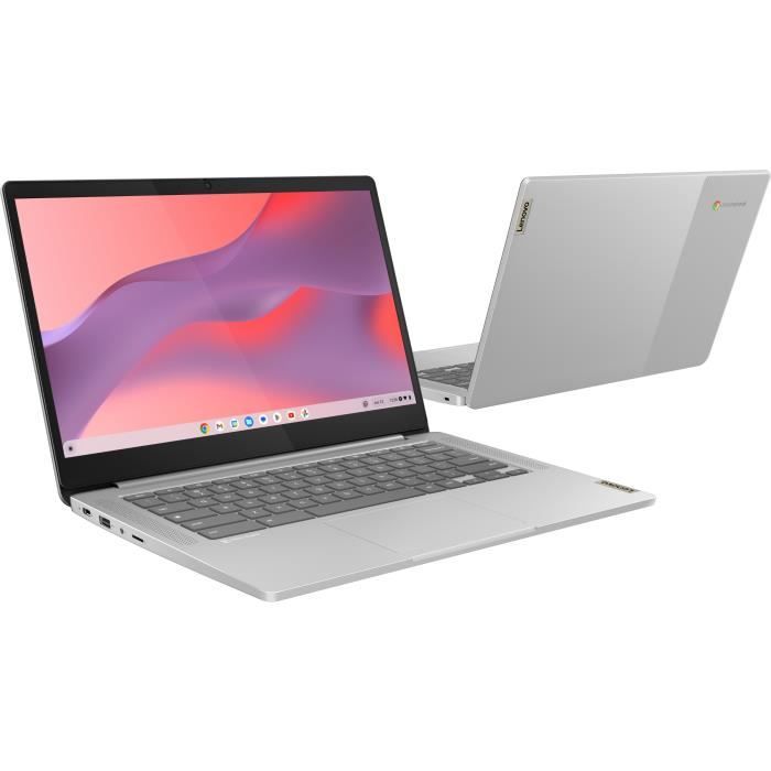 Lenovo IdeaPad 3 14M868 Chromebook Computer | 14'' FHD 250N - MT8186 - 8 GB RAM - 128 GB storage - Chrome OS - AZERTY