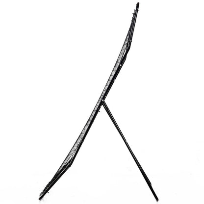 HOMCOM Baseball-Rückprallnetz, wetterbeständig, Metallrahmen, grüne Trefferzone, 174H x 123B x 90T cm