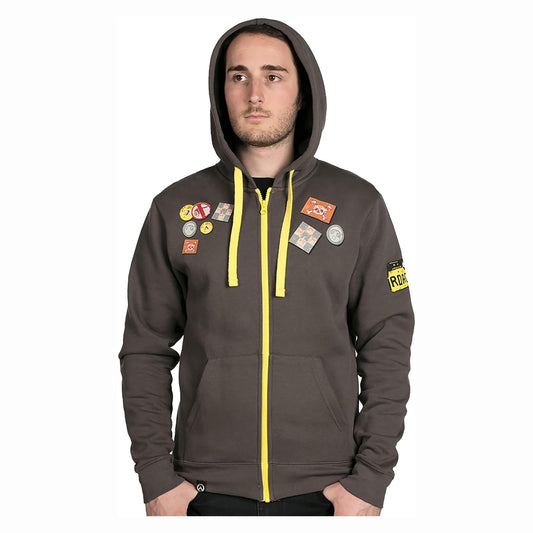 Overwatch Ultimate Roadhog Grey Zip-Up Hoodie | Small
