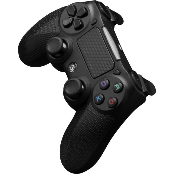 Wireless PS4 Game Controller - K-PAD-THORIUM - Black - Bluetooth - Long-Life Rechargeable Battery - Integrated Vibrations