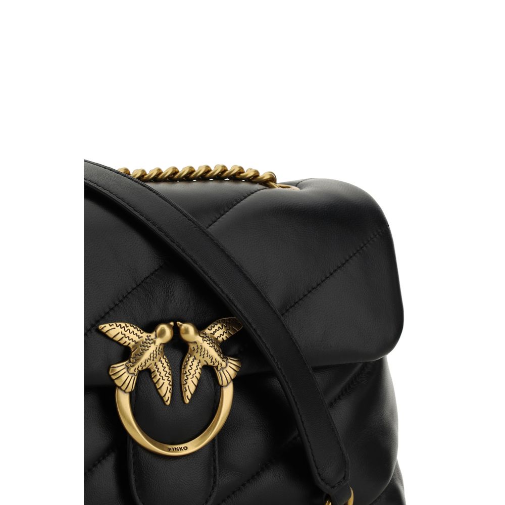 Black Calf Leather Bos Taurus Shoulder Bag