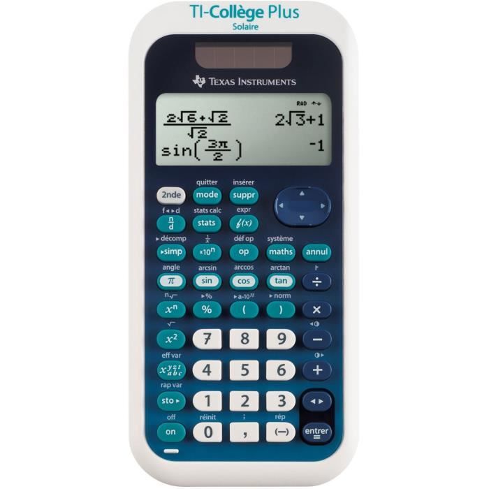 TEXAS INSTRUMENTS Scientific Calculator TI College Plus