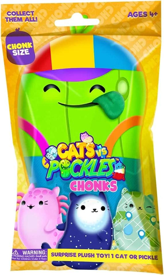 Cats vs Pickles Chonks 6 Inch Plush Mystery Bag | One Random