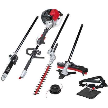 SCHEPPACH 52CC 4 in 1 petrol brush cutter (brush cutter, pruner, hedge trimmer, edger)