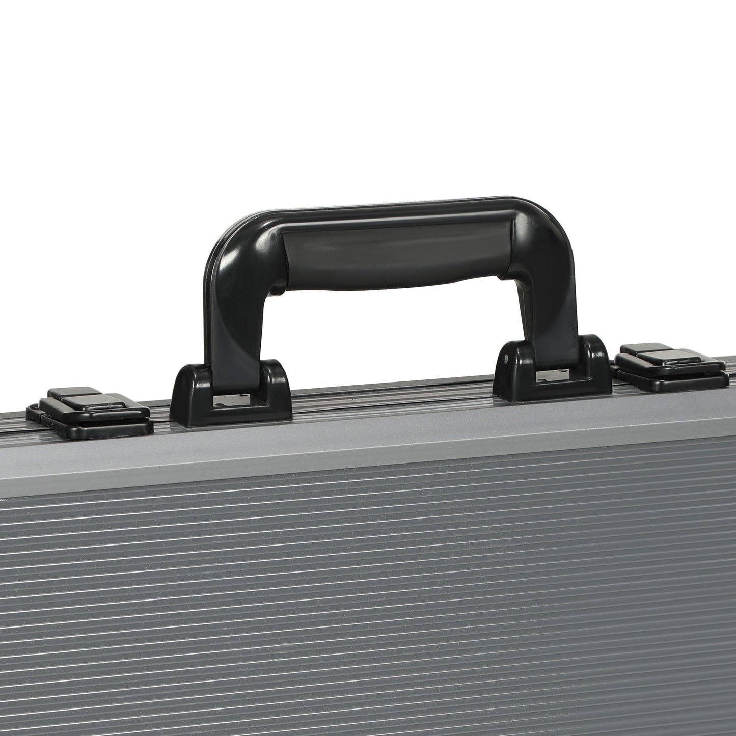 SPORTNOW Poker-Set, Pokerkoffer, 400 Chips, 2 Kartendecks, 5 Würfel, Dealer-Scheibe, Unterlage