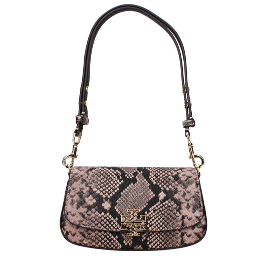 Pink Leather Shoulder Bag