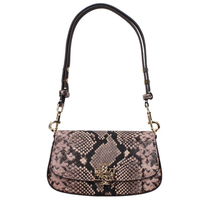 Pink Leather Shoulder Bag