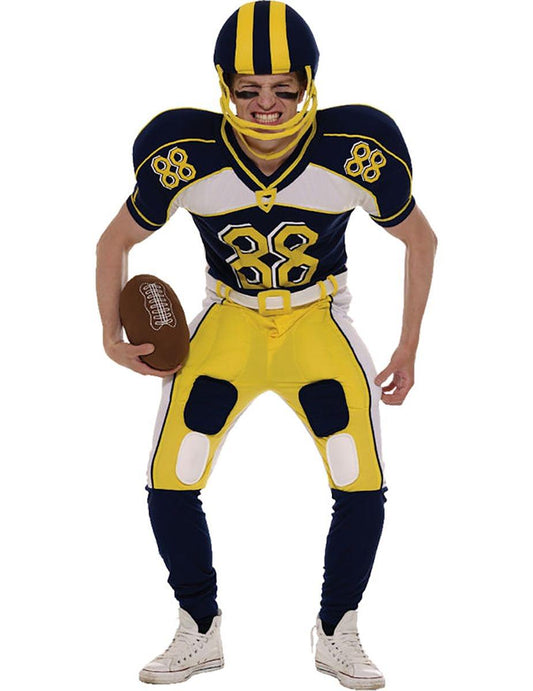 American Football Player Adult Costume, X-Large