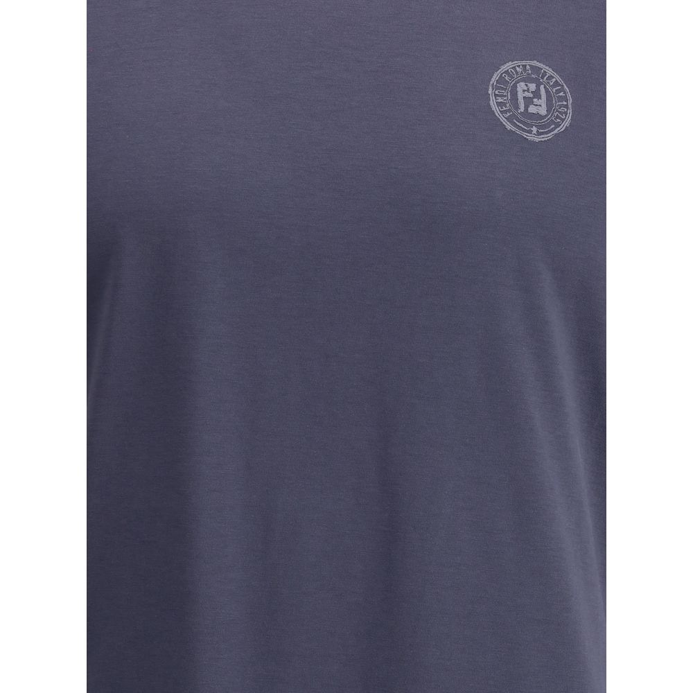 Blue Cotton T-Shirt