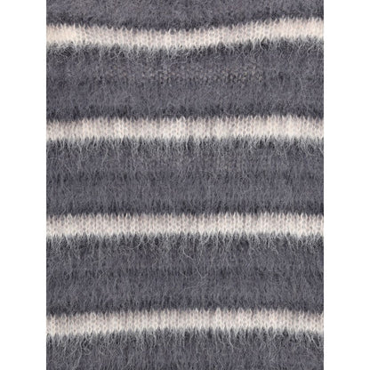 Gray Mohair Sweatshirt